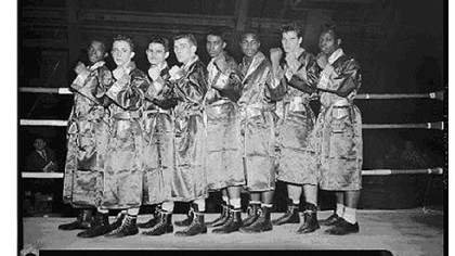 Golden gloves Junior division champions at the Civic Arena, 1958.
