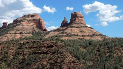 The red rocks of Sedona, Ariz., look like a prehistoric form of modern art.