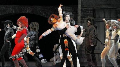 Baldwin-Whitehall High School students present "Jellicle Songs for Jellicle Cats" from the musical "Cats."