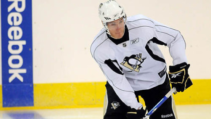 Penguins forward prospect Keven Veilleux.