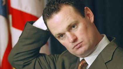 Pittsburgh Mayor Luke Ravenstahl takes a question about the amount of money which will be provided to fund the Carnegie Library system during a news conference called on Tuesday.