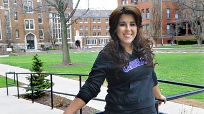 Phylicia Bongiorno, 21, is a transfer student from Edinboro University to Carlow University, where it "feels homey."