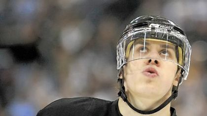 Penguins forward Evgeni Malkin has not scored in eight consecutive games.