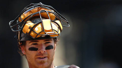 Pirates catcher Ryan Doumit is on the disabled list due to a concussion.