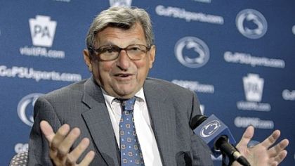 Penn State head football coach Joe Paterno.