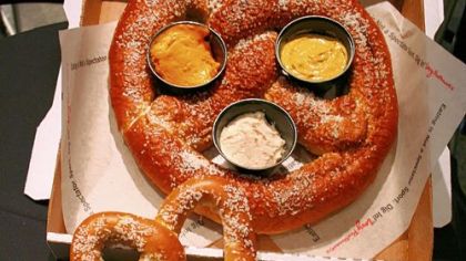 That is one huge pretzel.