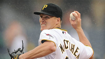 The Pirates are expected to recall pitcher Daniel McCutchen from Class AAA Indianapolis.