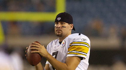 Steelers quarterback Ben Roethlisberger.