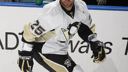 Penguins forward Maxime Talbot has scored one goal this season.