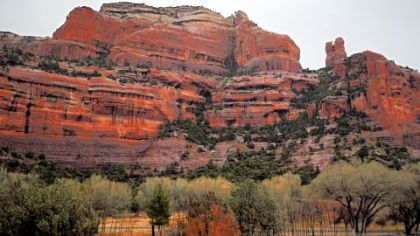 Sedona's jagged red rock formations, like these in Boynton Canyon, have mesmerized tourists for decades. More than 3 million visitors travel each year to the region to enjoy outdoor activities such as hiking, biking and horseback riding through its rugged canyons.