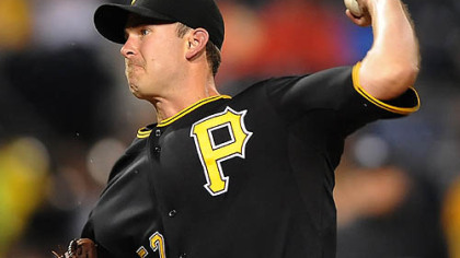 Zach Duke will try to stop the Pirates' six-game losing streak.