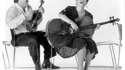 Andres Cardenes and pso cellist Anne Martindale Williams from 1989.