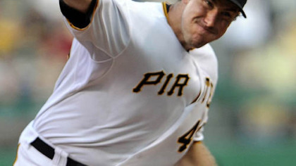 Ross Ohlendorf pitches against the Rockies Saturday night.