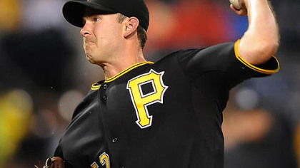 Pirates pitcher Zach Duke delivers against the Orioles Wednesday night. He was charged with three runs in 2 2/3 innings.