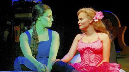 Gregory Maguire's book "Wicked: The Life and Times of the Wicked Witch of the West" evolved into the Broadway musical hit "Wicked," starring Idina Menzel, left, and Kristin Chenoweth.