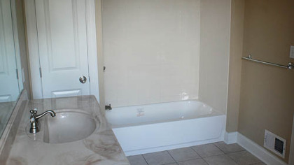 The changes included a new bathroom.