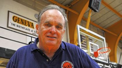 Ian Naismith, the grandson of the man who invented basketball more than 100 years ago, is bringing his History of Basketball exhibit to Geneva College in Beaver Falls.