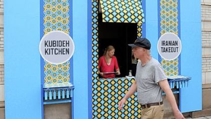 Dawn Weleski and the Kitchen from outside.