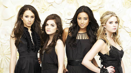 From left, Troian Bellisario, Lucy Hale, Shay Mitchell and Ashley Benson.