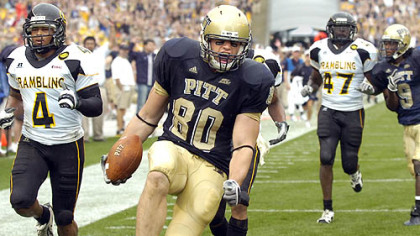 Former Pitt tight end Nate Byham signed with the 49ers.