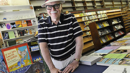 Jay Dantry, owner of Jay's Bookstore in Oakland, which closed after 53 years of business.