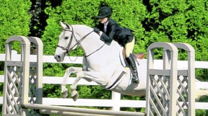Barbara Halpern and Moto were winners at the Sewickley Hunt Horse Show in May.
