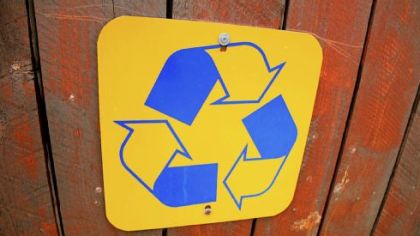 Recycling sign