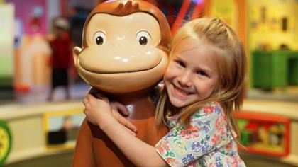 A new interactive Curious George exhibit opens at the Pittsburgh Children's Museum on Saturday, June 19.