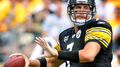 Steelers quarterback Ben Roethlisberger.