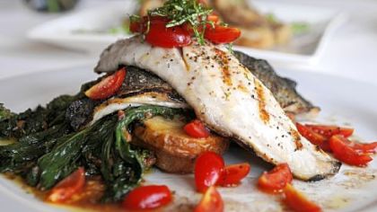 Grilled Mediterranean bronzini is on the menu at Iovino's Cafe in Mt. Lebanon.