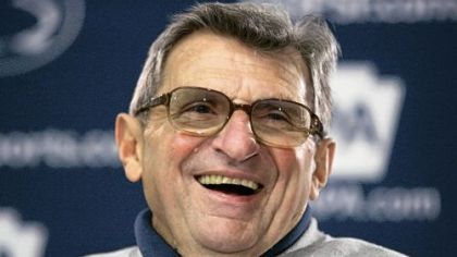 Penn State coach Joe Paterno.