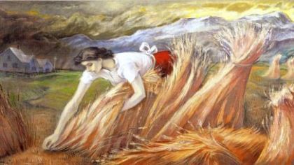 Peppino Gino Mangravite's
"Tomorrow''s Bread," 1939, will be on display at the Westmoreland  Museum of American Art.