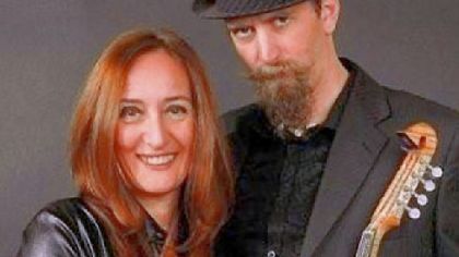 Elena Buttiero, left, and Carlo Aonzo will perform on keyboard and mandolin Saturday at Synod Hall.