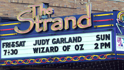 Is it 2010 -- or 1939? It's hard to tell from the marquee above The Strand on Main Street in Zelienople. In the early 1980s, The Strand closed its doors, but it reopened last year.