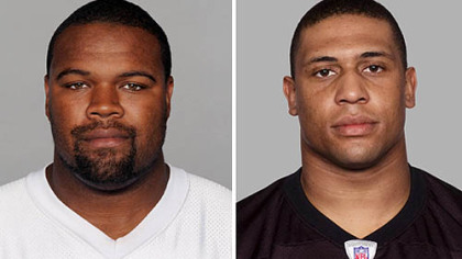 Dolphins RT Vernon Carey vs. Steelers LB LaMarr Woodley