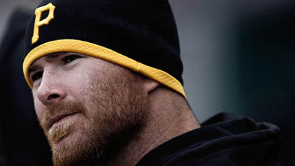 The Pirates are giving Ryan Doumit time at first base.