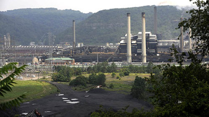 A view of the U.S. Steel Clairton coke plant.