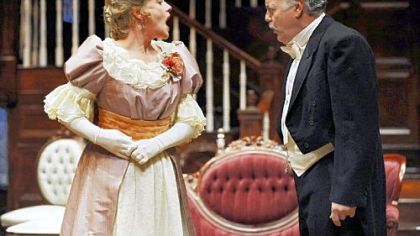 The best supporting actress of the year was Deirdre Madigan, who played Birdie in Public Theater's "The Little Foxes." John Shepard portrayed Oscar, her husband.
