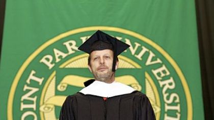Point Park University alumnus Rob Ashford, a director and a Tony Award-winning choreographer, received an honorary doctor of humane letters degree at the university's commencement ceremony May 1.