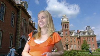 Jessica Lynch at West Virginia University in April 2006.