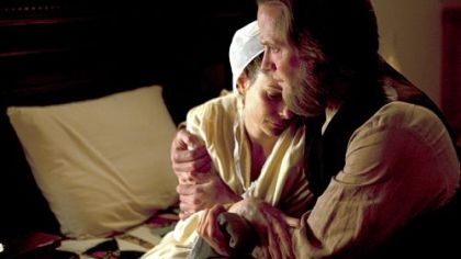 Kimberly Williams-Paisley and Matt Letscher portray parents grappling with a shooting in "Amish Grace."