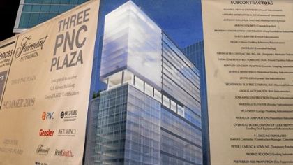 The Fairmont Hotel is scheduled to open March 29 at Three PNC Plaza, Downtown.