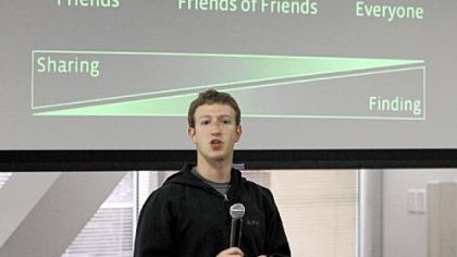 Facebook CEO Mark Zuckerberg talks about the social network site's new privacy settings in Palo Alto, Calif.