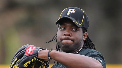 Outfielder Lastings Milledge hit .291 in 58 games with the Pirates last season.