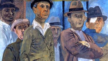 Ben Shahn's "Unemployed," 1938, is part of the Westermoreland Museum of American Art's "Concerning the 1930s in Art" exhibition.