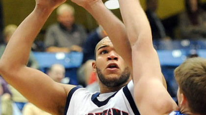 Morakinyo Williams is the fourth 7-footer in Duquesne University history.