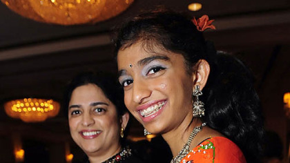 Sandhya Rao, left, and daughter Anjah Premmkumay.