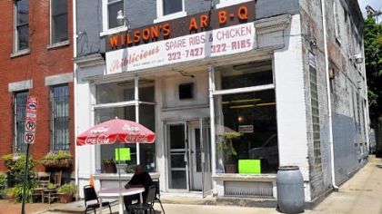 Wilson's Bar B-Q at North Taylor Avenue and Buena Vista Street on the Central North Side.