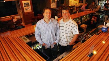 Greg and Matt Hough, owners of Hough's on Greenfield Avenue in Greenfield.