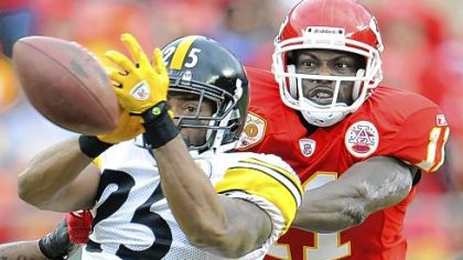 Ryan Clark misses an interception against the Chiefs Nov. 22.